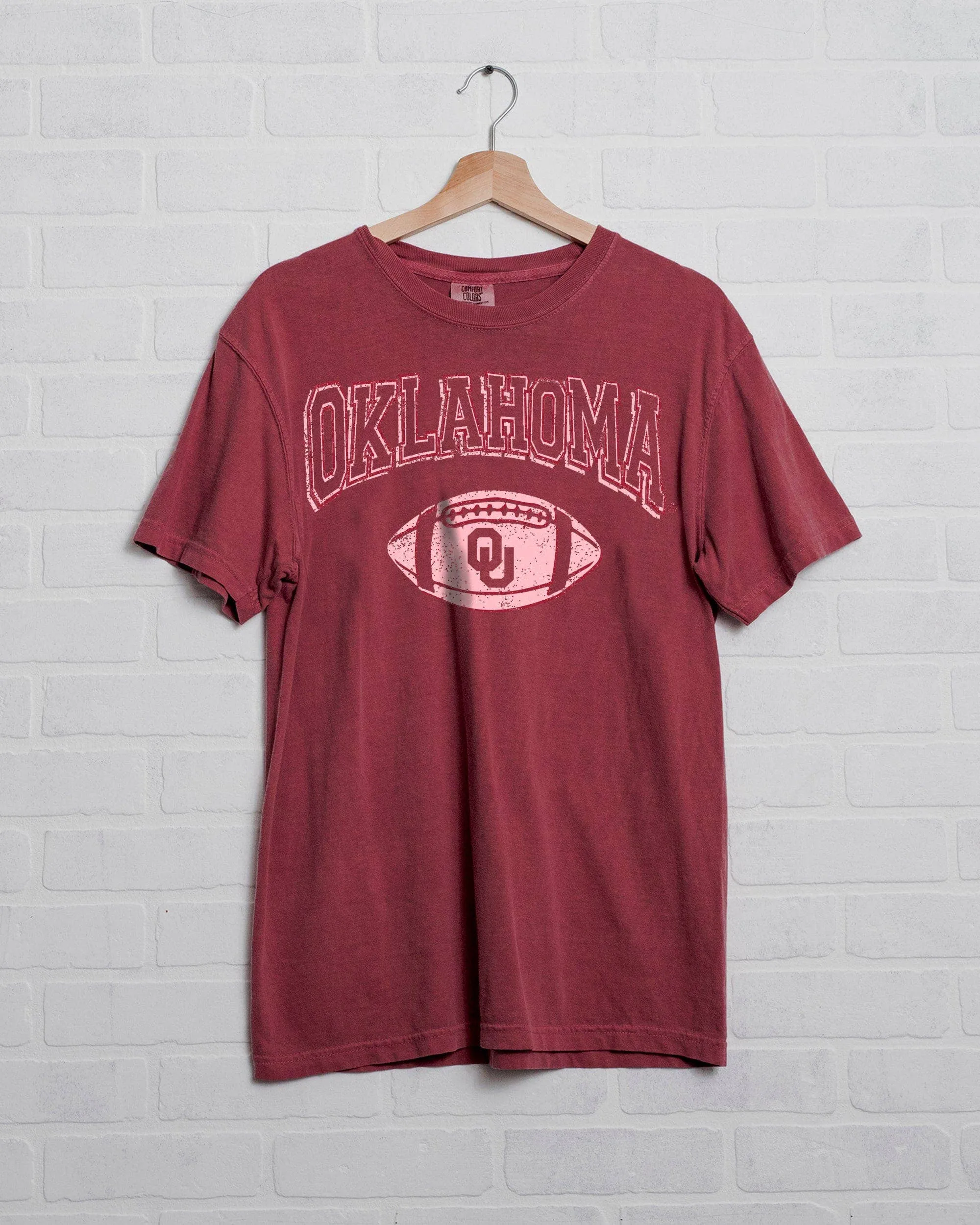 OU Sooners Wonka Football Crimson Comfort Colors Tee