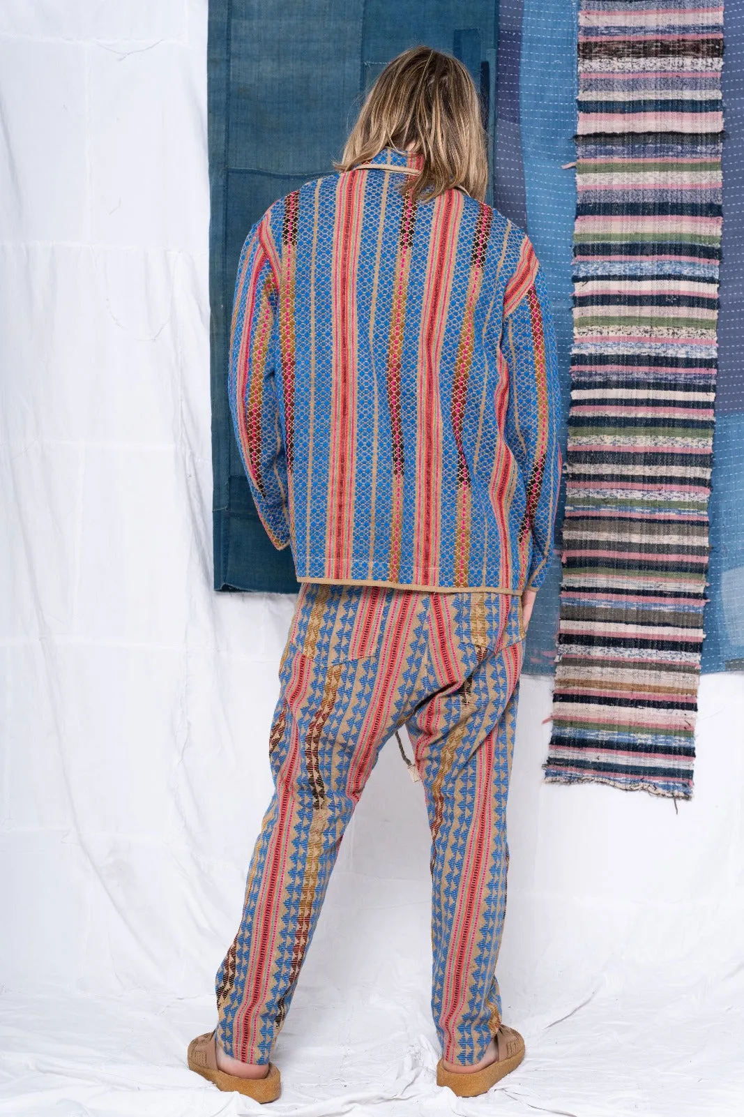 P63 Fatigue Heavy Ikat Jacquard Clay