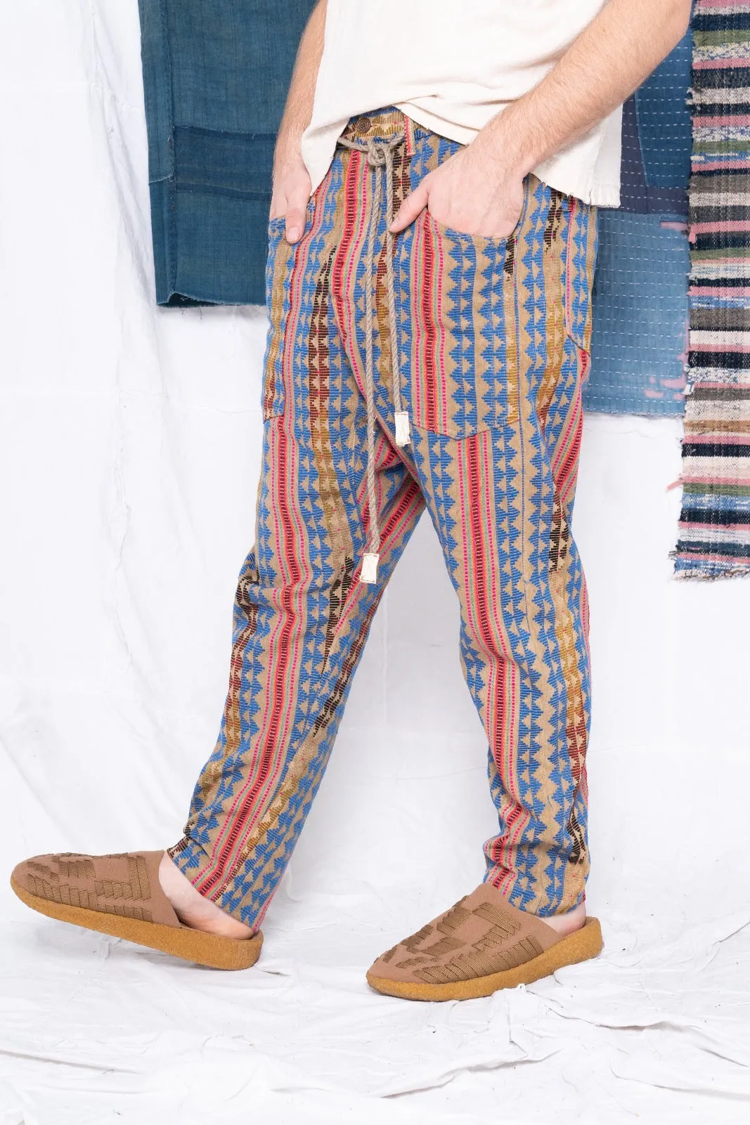 P63 Fatigue Heavy Ikat Jacquard Clay