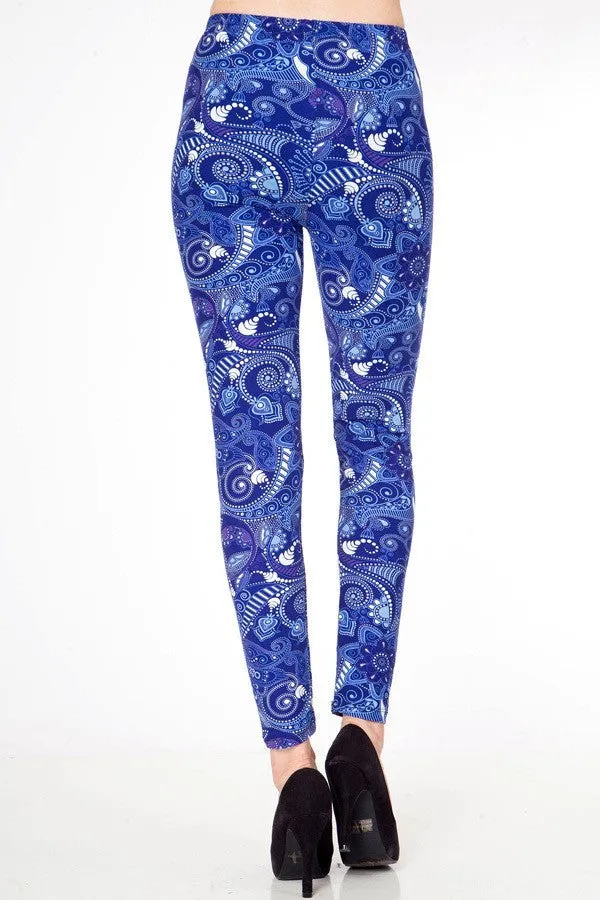 Paisley Print Leggings