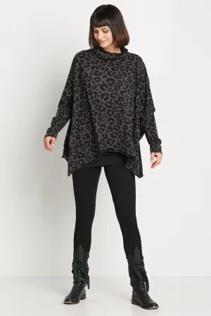 Pima Cotton Leopard Swing Turtle Tee