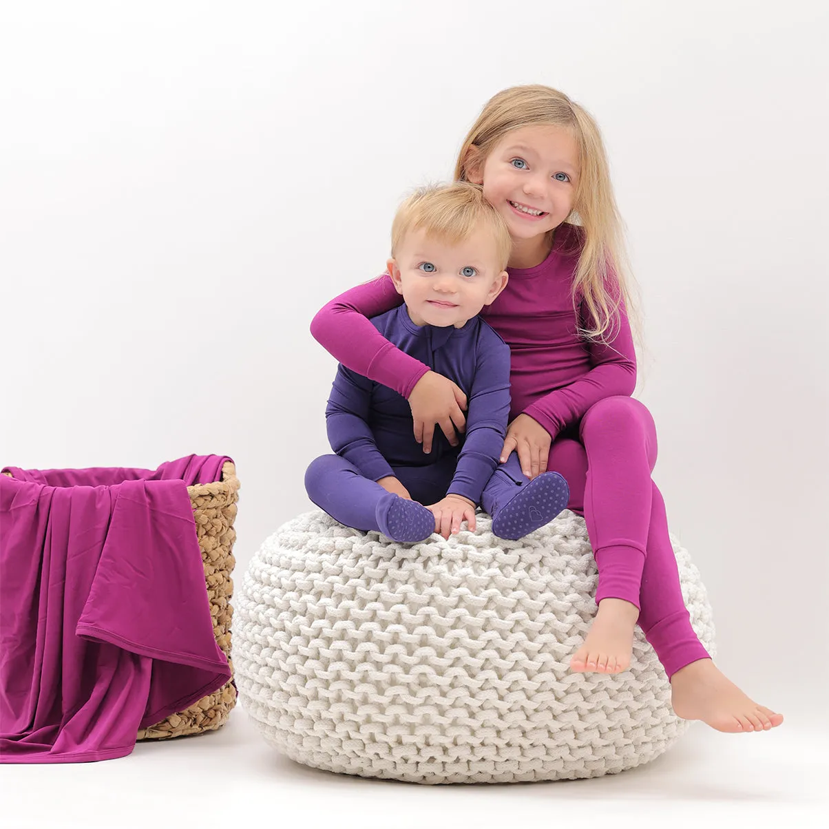 Plum Long Sleeve Pajama Set