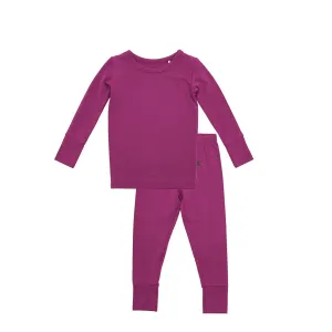 Plum Long Sleeve Pajama Set