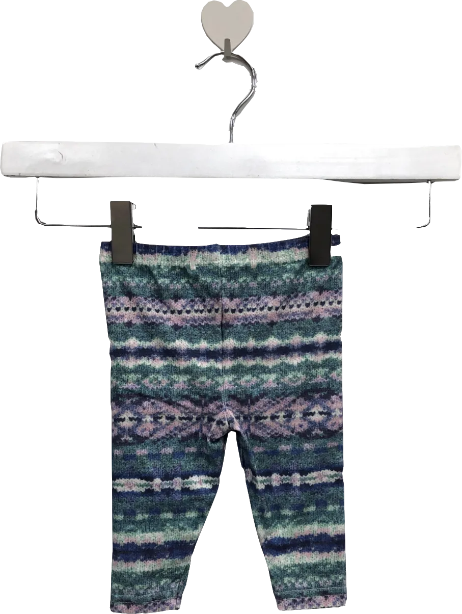 Polo Ralph Lauren fairisle Knit Effect Leggings 3-6 Months