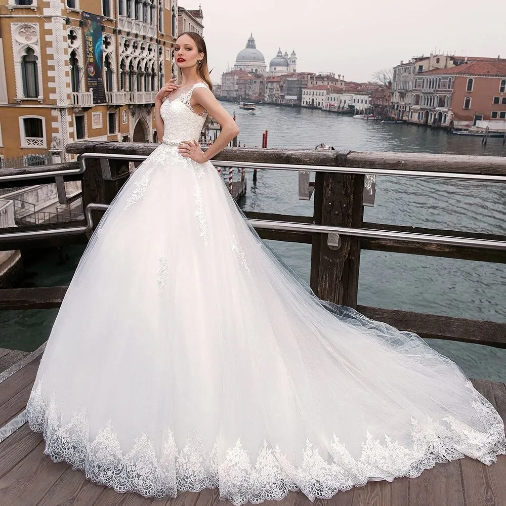 Princess A-line Wedding Dress Plus Size