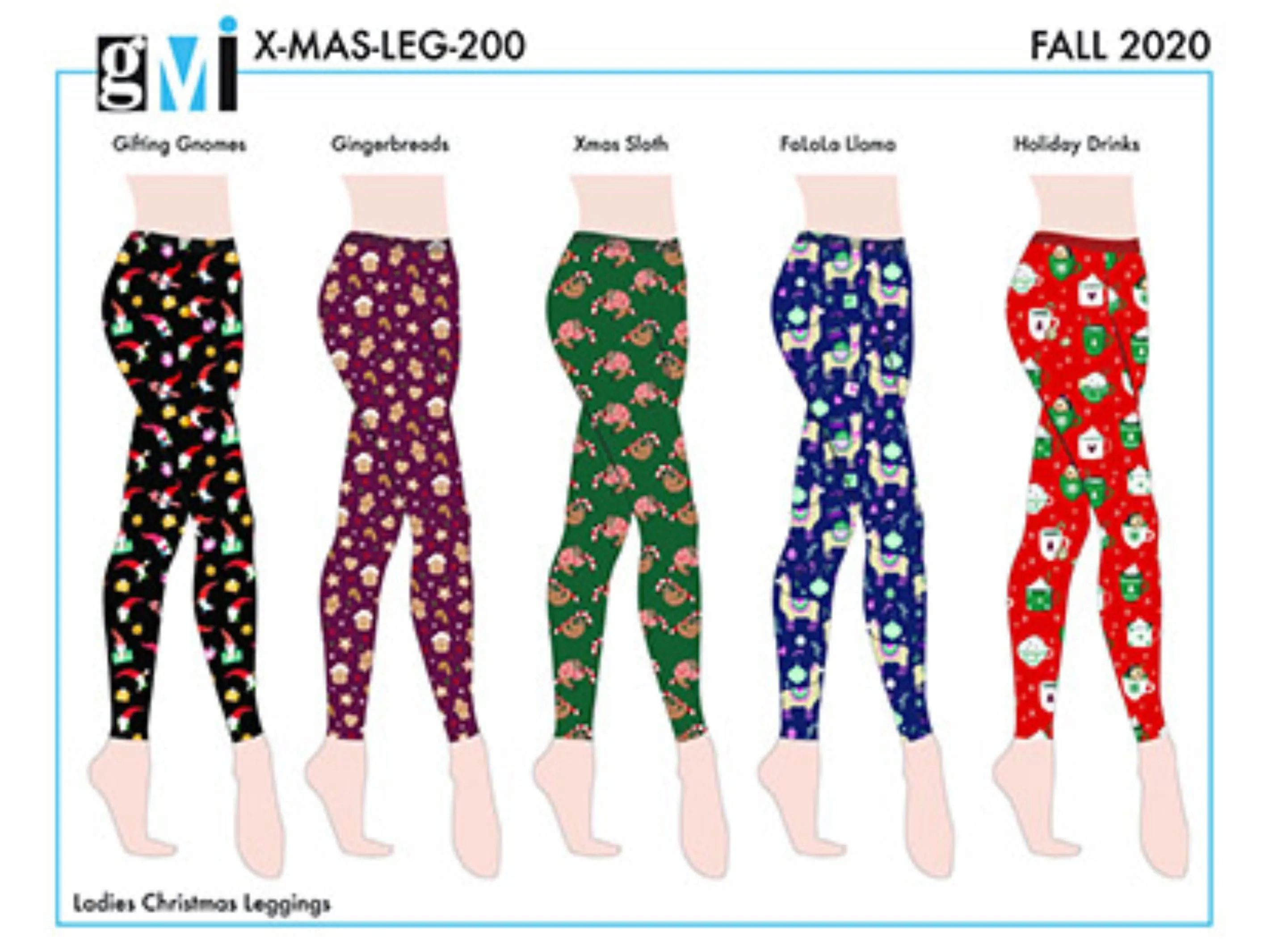 Printed Holiday Leggings