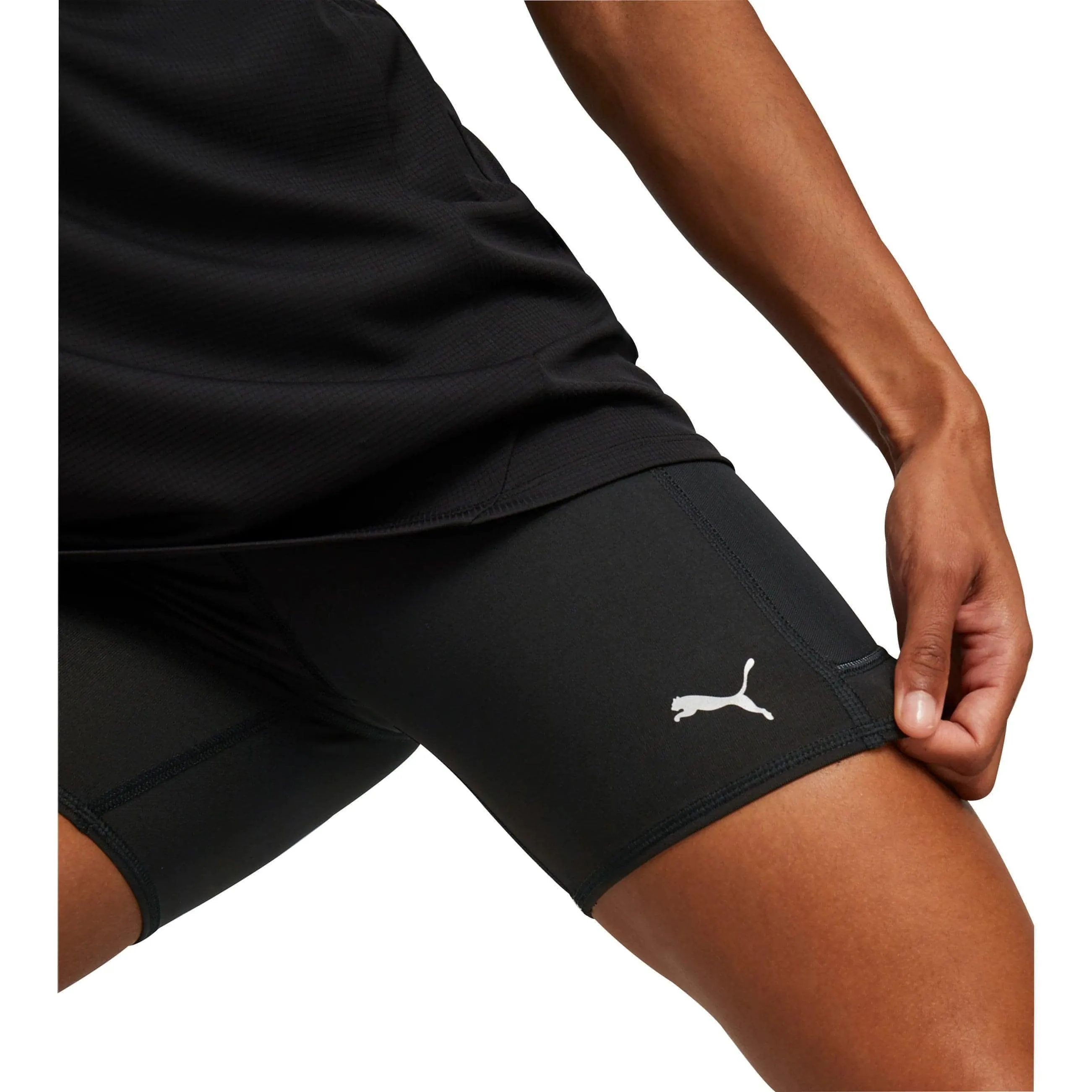 Puma Run Favourite Womens Short Running Tights - Black