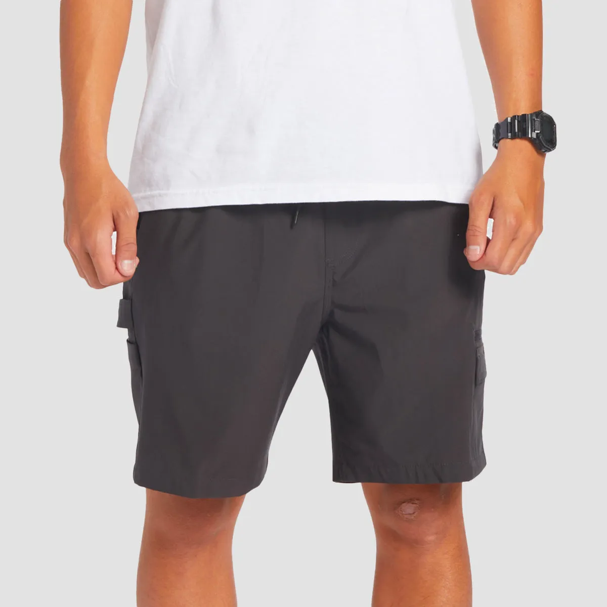 Quiksilver Taxer Cargo 18" Amphibian Boardshorts Tarmac