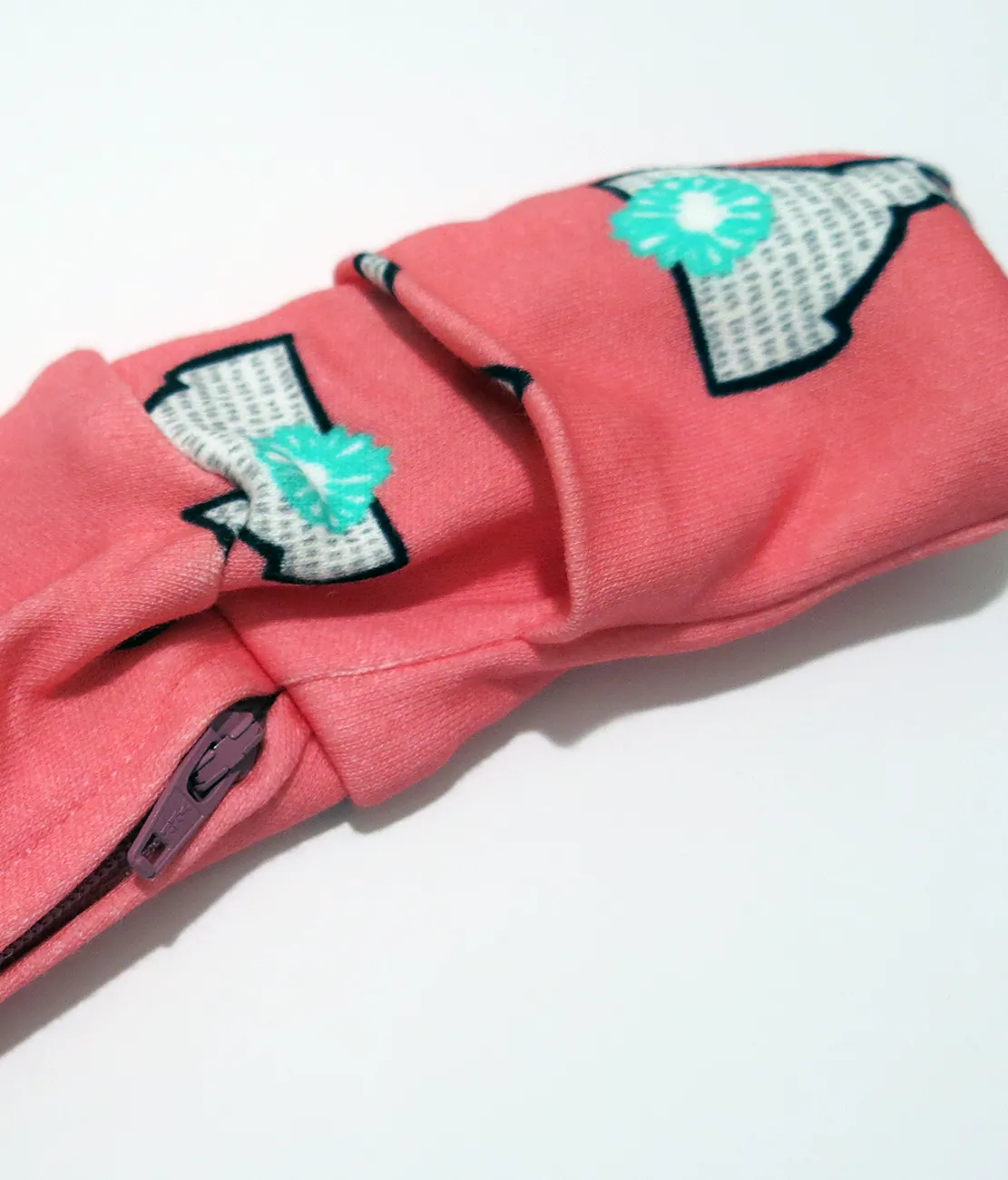 Rabbit Print Zip Sleepsuit