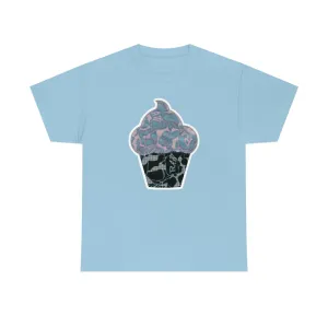 Raw Sushi "cup cake" Heavy Cotton Tee