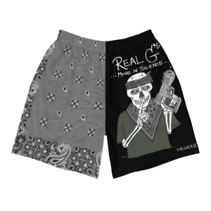 Real G's Move In Silence - Athletic Shorts (Black)
