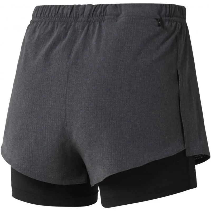 Reebok Running 2-In-1 Shorts - Black