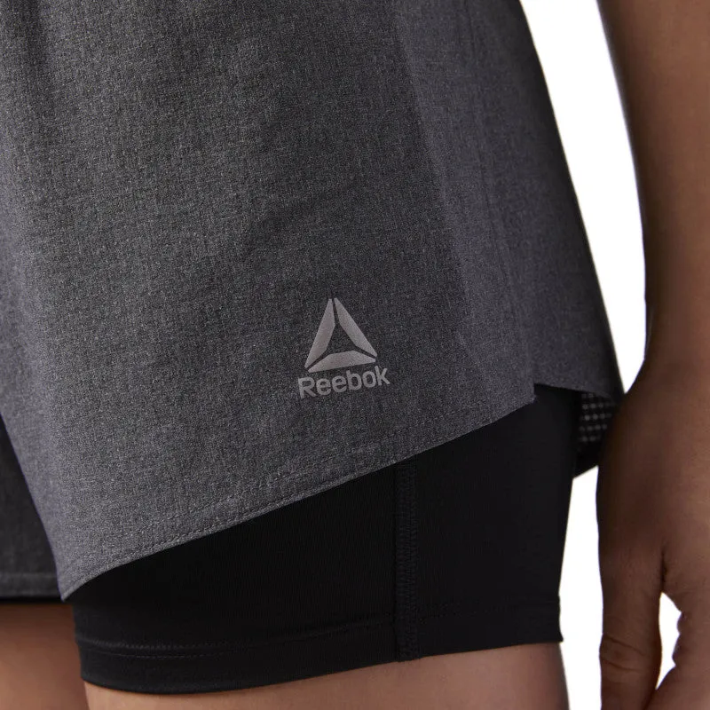 Reebok Running 2-In-1 Shorts - Black
