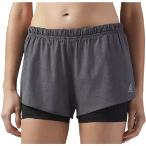 Reebok Running 2-In-1 Shorts - Black