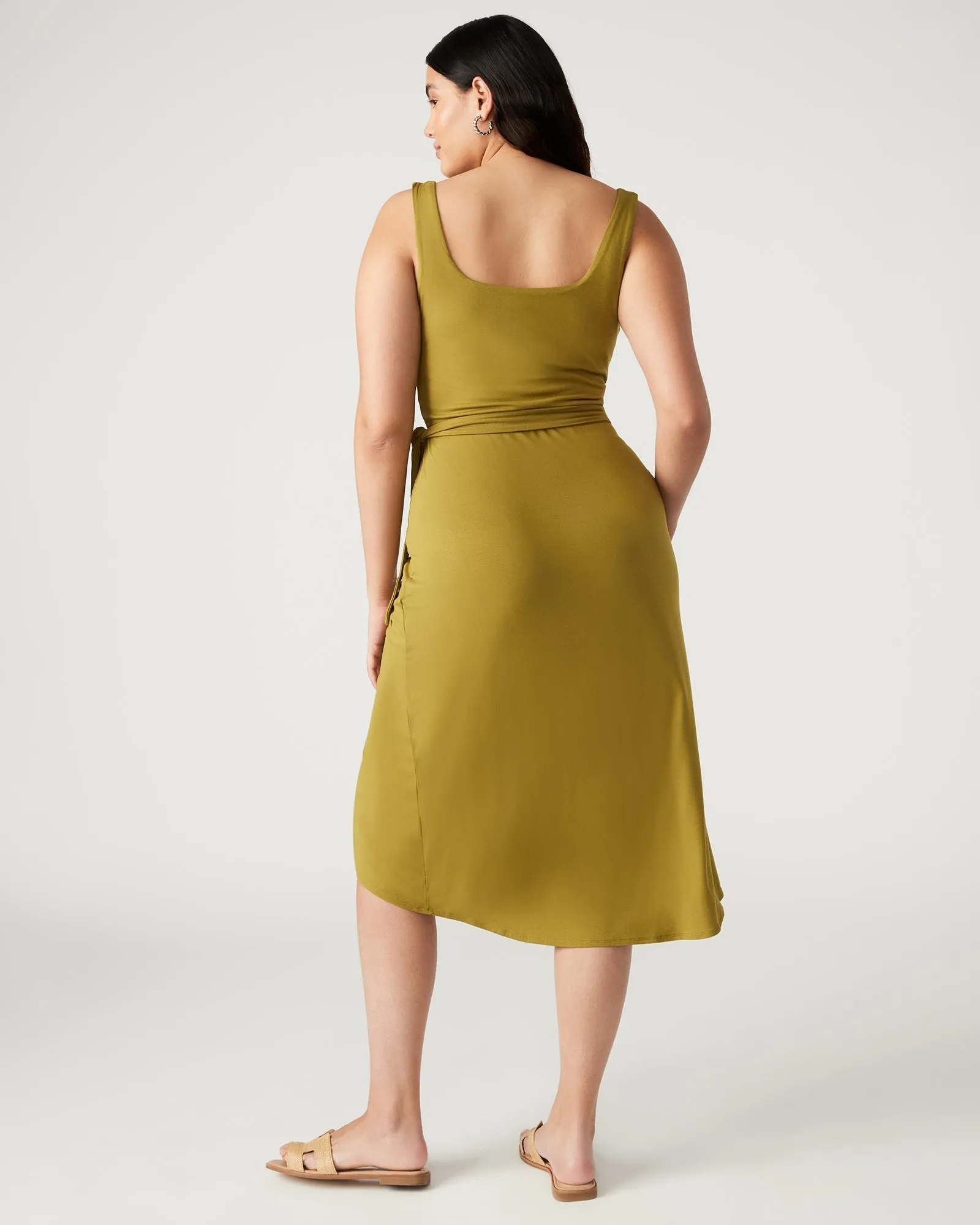 RHEA DRESS OLIVE - SM REBOOTED