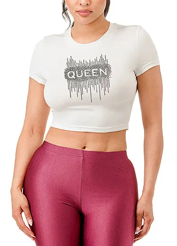 RHINESTONE CROP T SHIRTS(MMT2004) <Bundle>