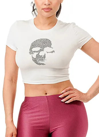 RHINESTONE CROP T SHIRTS(MMT2004) <Bundle>