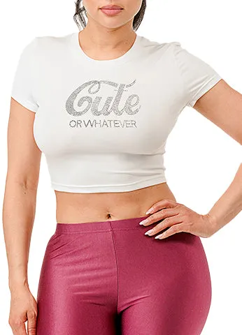 RHINESTONE CROP T SHIRTS(MMT2004) <Bundle>