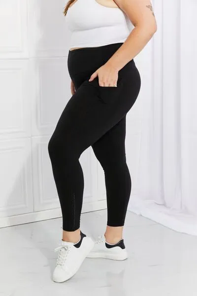 Ronnie Leggings Depot Full Size Strengthen and Lengthen Reflective Dot Active Leggings