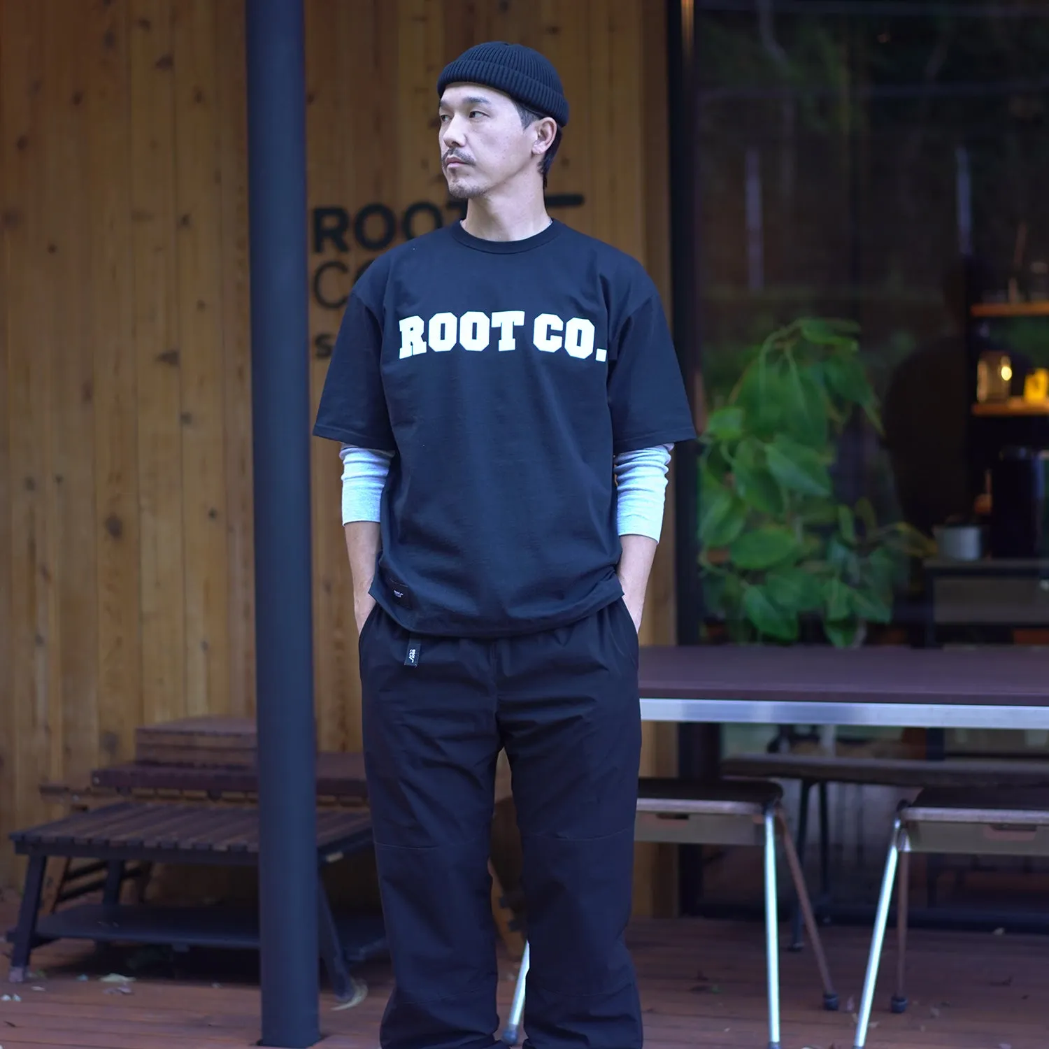 ROOT CO. | ルート　PLAY UTILITY BACK POCKET Logo T-Shirts