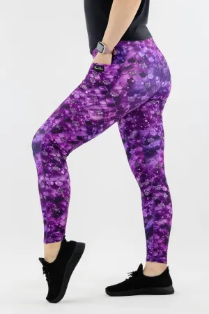 Royal Mermaid - Hybrid 2.0 - Leg Pockets - Full Leggings