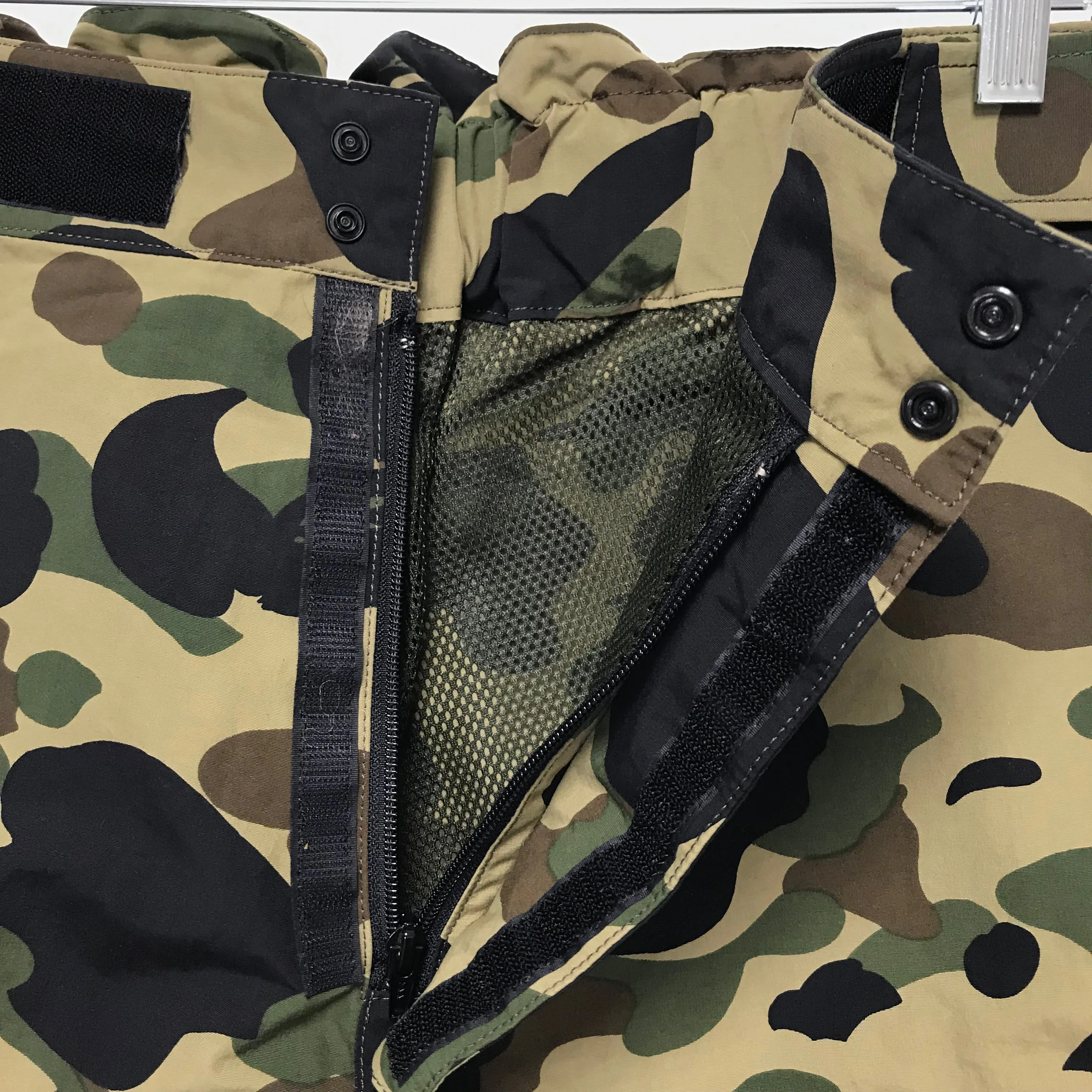 [S] A Bathing Ape Bape Vintage 1st Camo Nylon Snowboard Pants