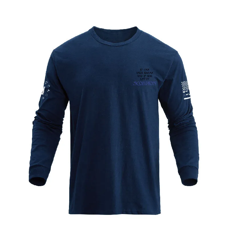 SCORPION CROSS GRAPHIC LONG SLEEVE T-SHIRT
