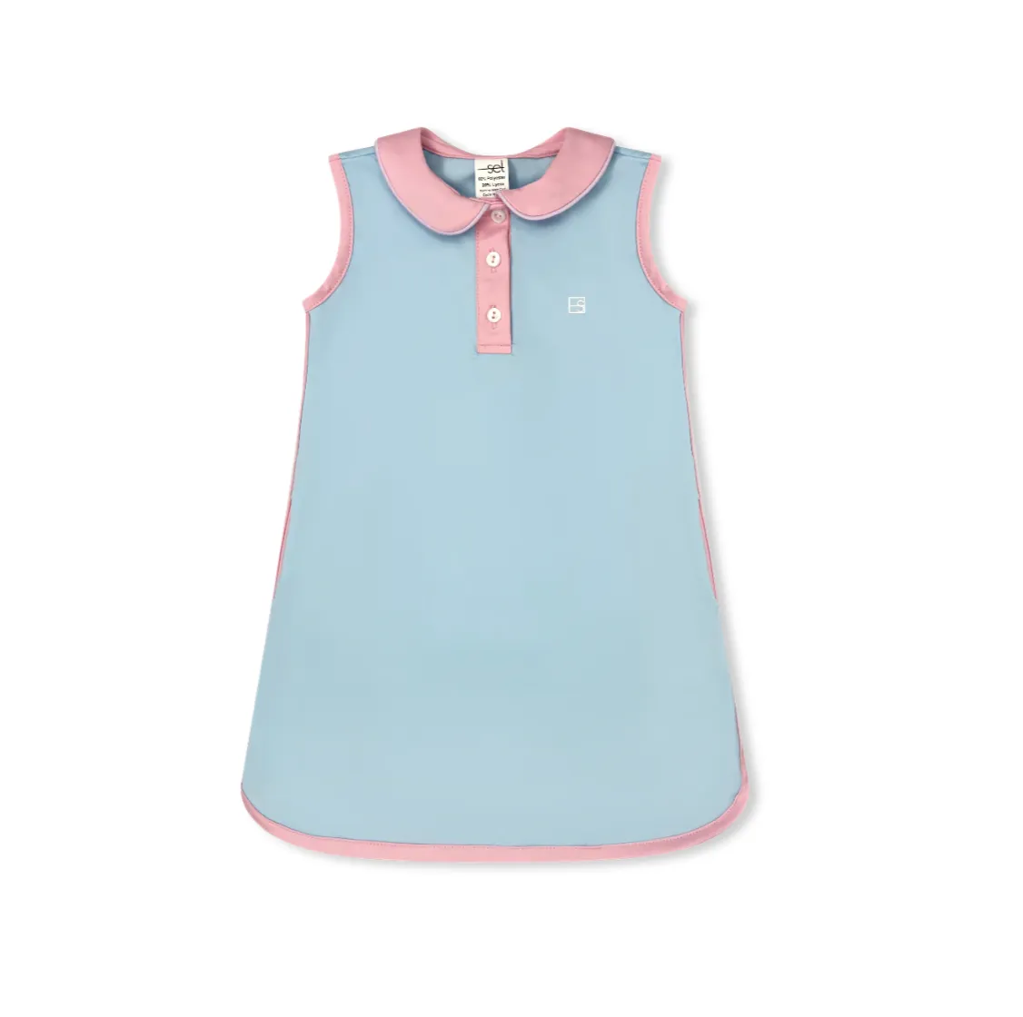 Set Athletic: Presley Dress - Cotton Candy Blue, Cotton Candy Pink