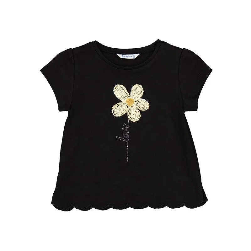 Short Sleeve Flower T-Shirt 3.060