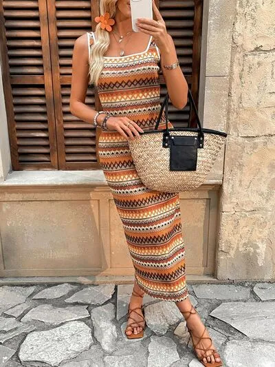 Side Slit Midi Tank Dress