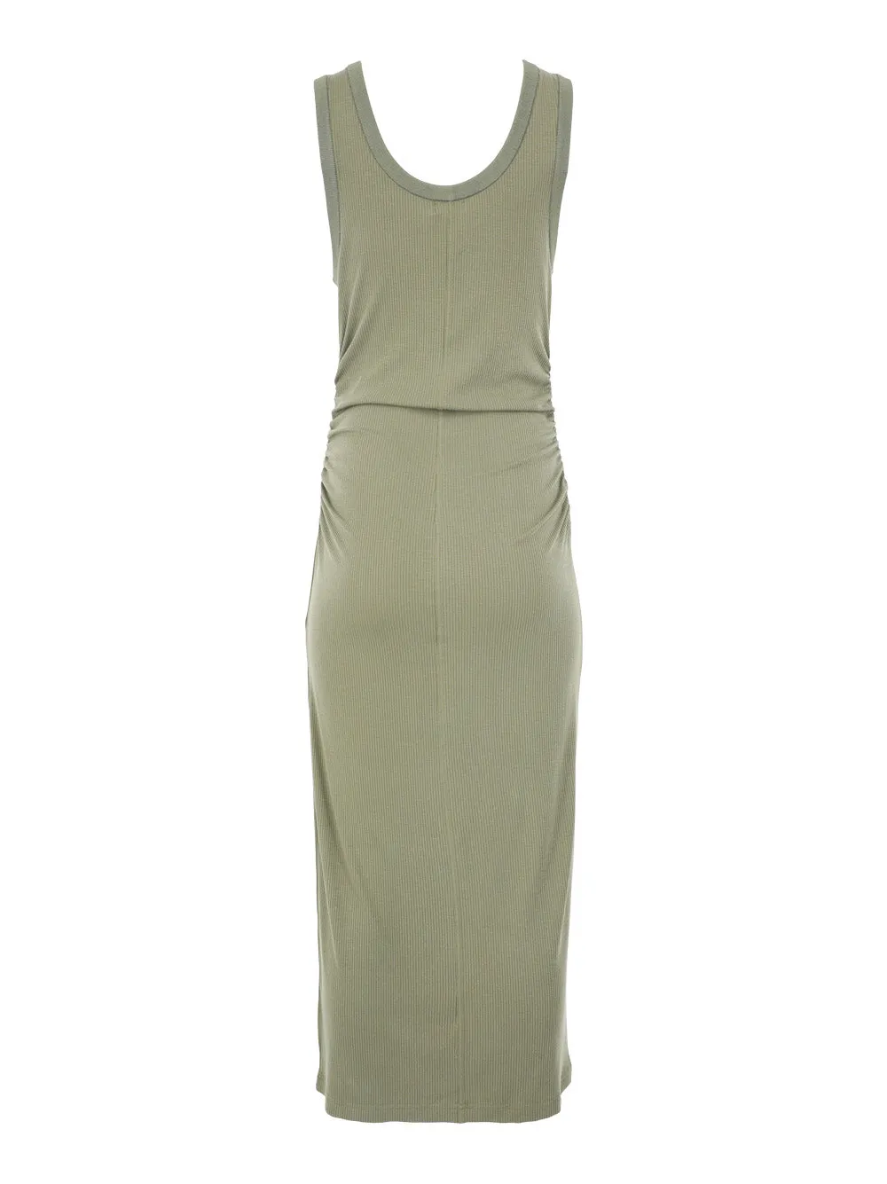 Simkhai Trudy Tank Midi Dress in Army Green