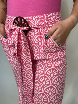 Skemo Art Deco Pants Pink