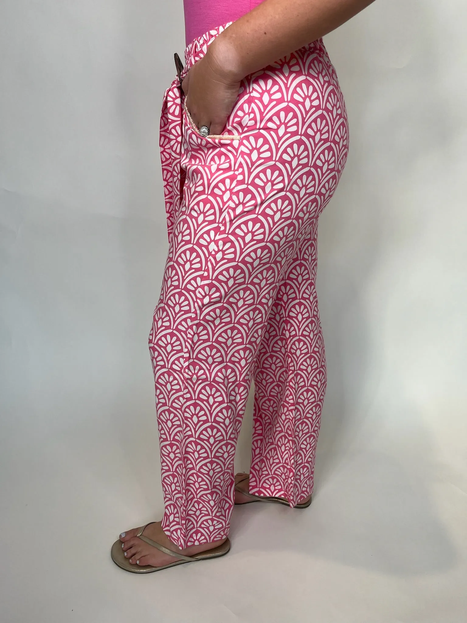 Skemo Art Deco Pants Pink