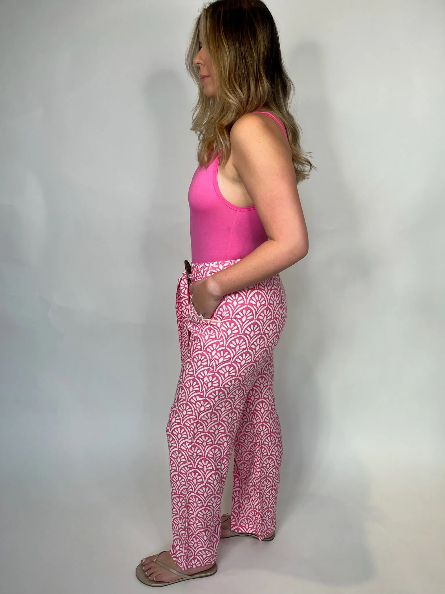 Skemo Art Deco Pants Pink