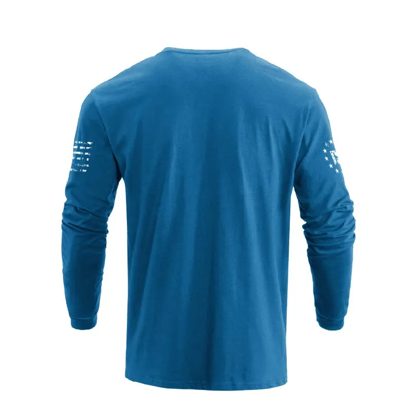 SKULL WARRIOR GRAPHIC LONG SLEEVE T-SHIRT