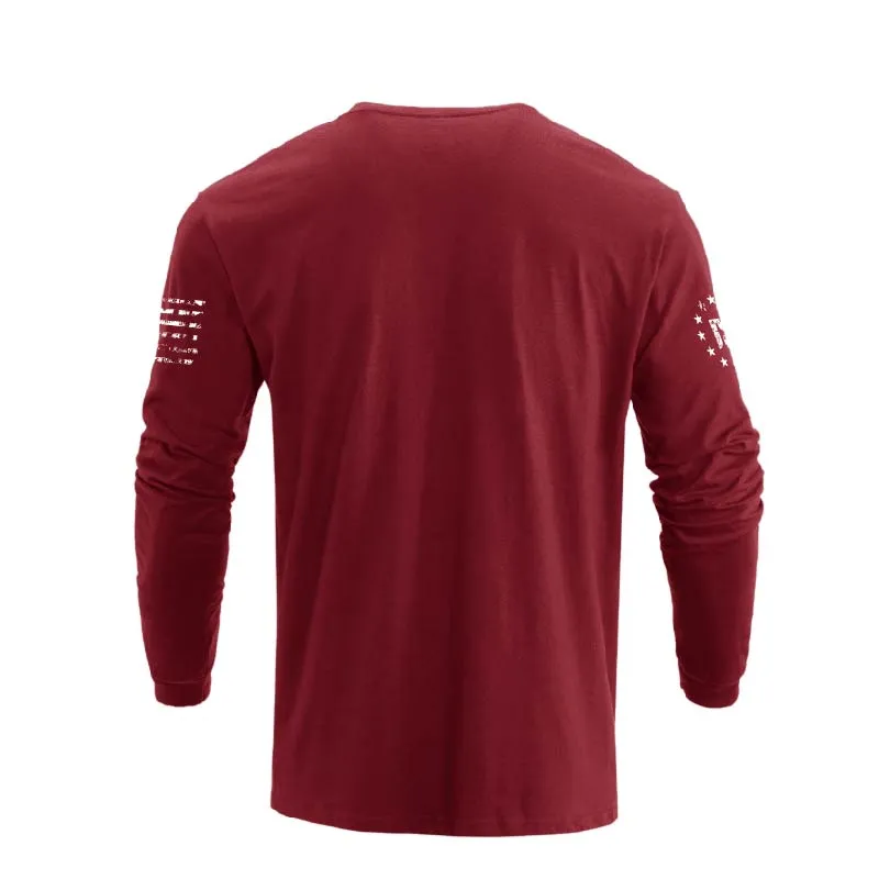 SKULL WARRIOR GRAPHIC LONG SLEEVE T-SHIRT