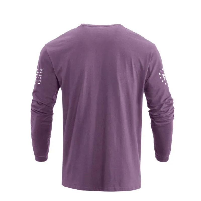 SKULL WARRIOR GRAPHIC LONG SLEEVE T-SHIRT