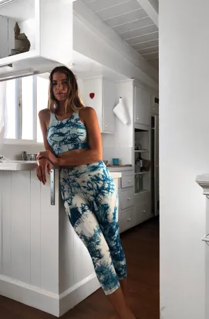 Sky Tie-dye Yoga Set