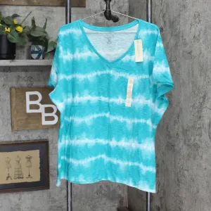 Sonoma Womens Plus Size V-Neck Slubbed Tee 165fb3cda7430c