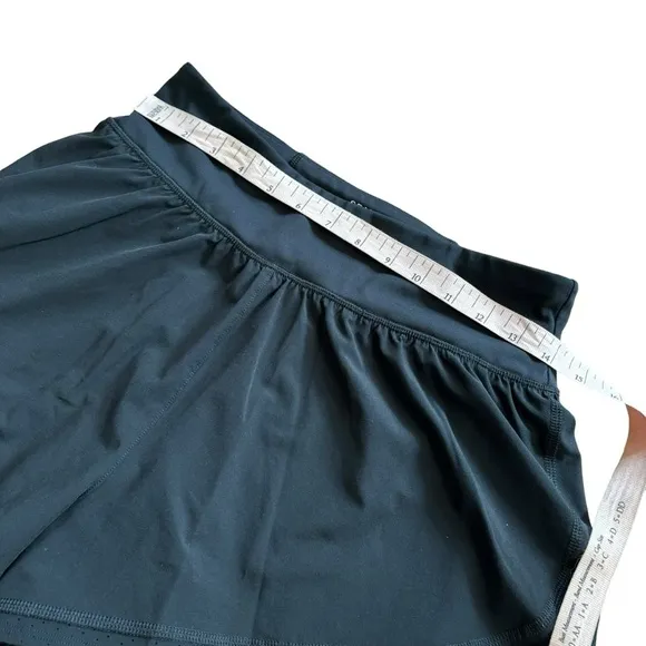 Spanx Get Moving Shorts Black Layered Running HIIT Workout Women’s M CrossFit
