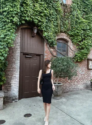 Squareneck Mini Dress