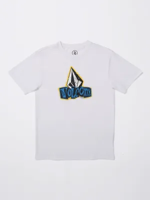 Sticker Stamp T-Shirt - WHITE - (KIDS)