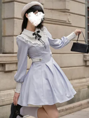 Sweet Lolita Dress Polyester Long Sleeves Sweet Dress Lolita Dress