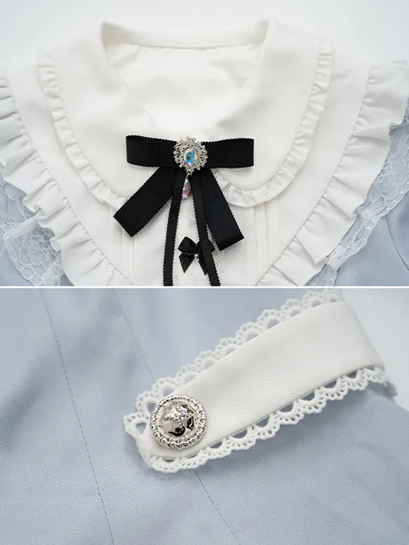 Sweet Lolita Dress Polyester Long Sleeves Sweet Dress Lolita Dress