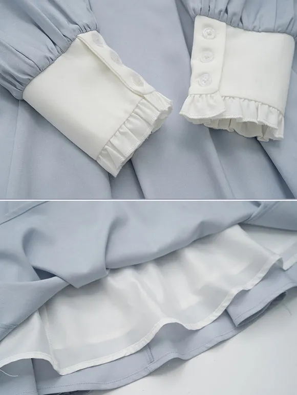 Sweet Lolita Dress Polyester Long Sleeves Sweet Dress Lolita Dress