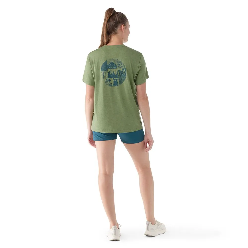 T-Shirt Smartwool Forest Finds Graphic Manches Courtes Unisexe