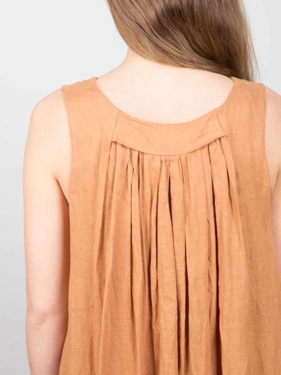 tank dress - rust