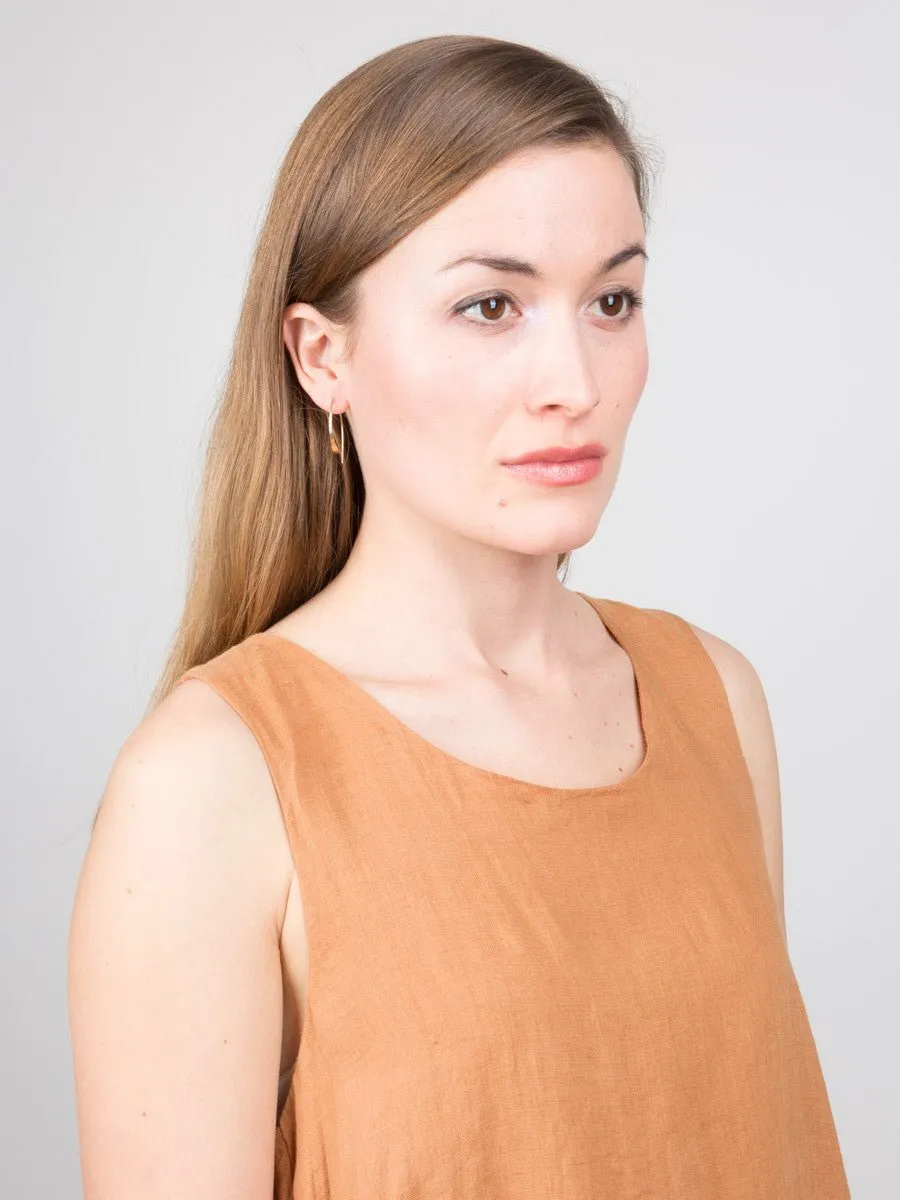 tank dress - rust