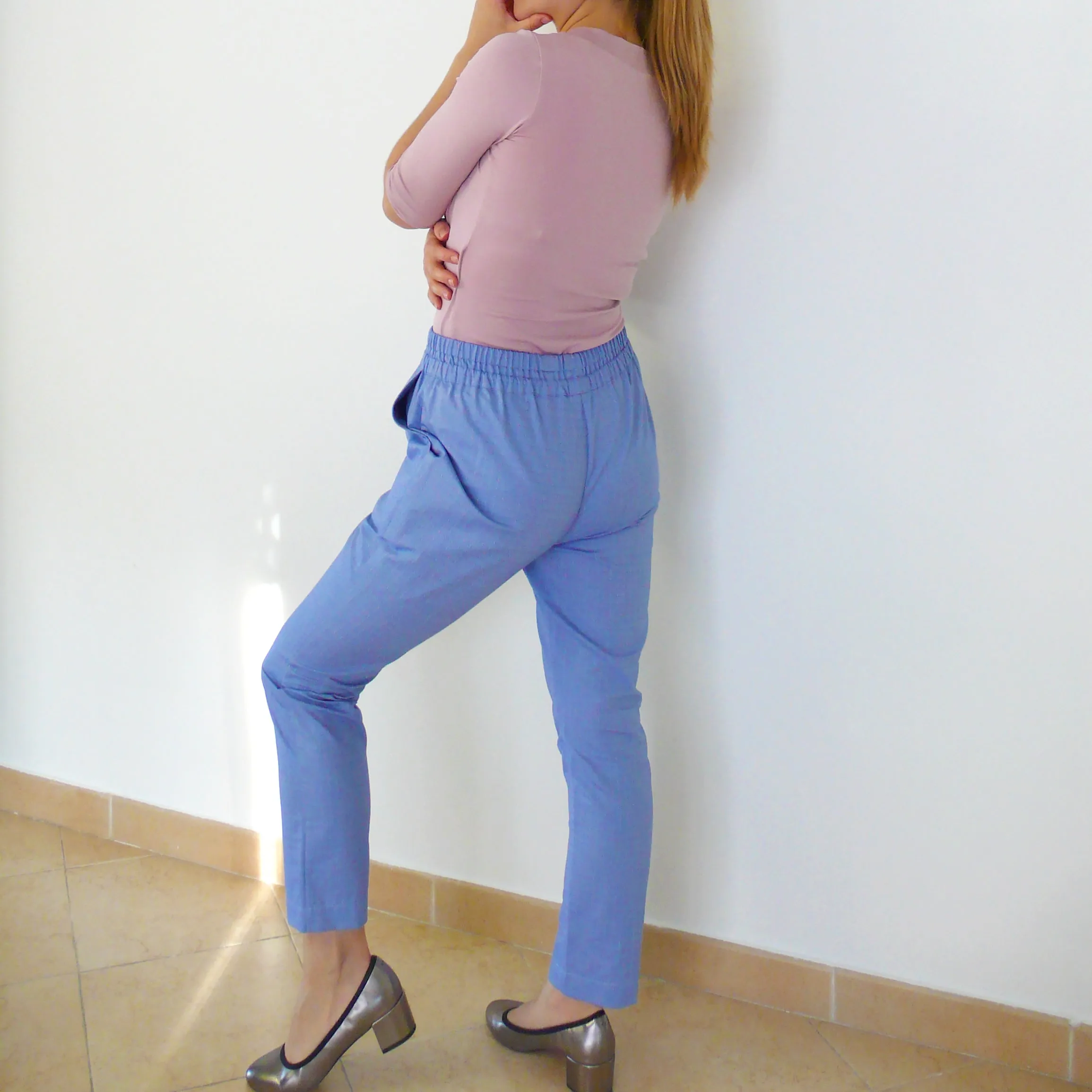 Tapered Trousers Sewing Pattern N.39