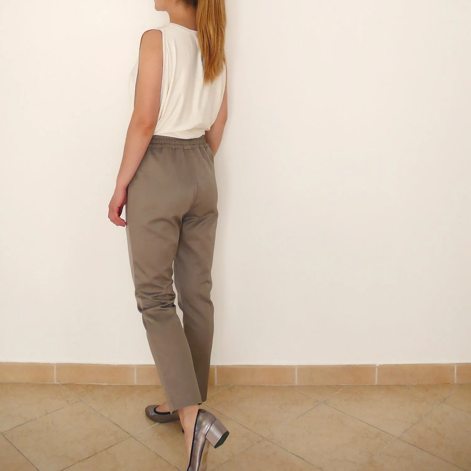 Tapered Trousers Sewing Pattern N.39